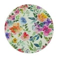 thumbnail image 2 of JEUXUS Spring Summer Floral Round Tablecloth Flower Table Clothes Multicolor Rustic Reusable Circle Table Cover for Picnic Party Dining Room Home Indoor Outdoor Decor, 2 of 7