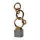 thumbnail image 3 of Estatua de anillo circular de resina, figura para decoración del hogar, obra de arte, escultura, adorno de mesa para pasillo, oficina, sala de estar, Estilo C, 3 of 8