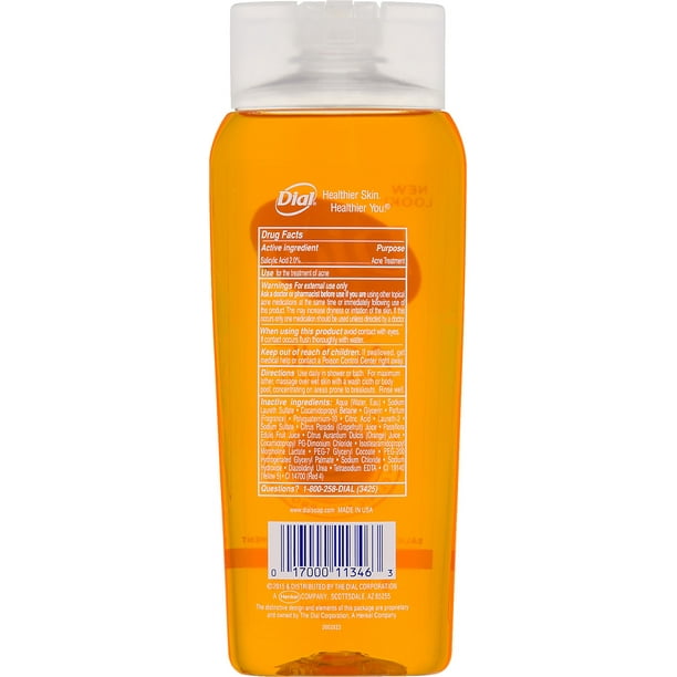 Dial Oil Free Acne Control Body Wash, FL OZ Walmart