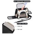thumbnail image 2 of Tree Pet Carrier Bag 900D Oxford Cloth Fabric 17x10x11.8 in Sherpa Base Nylon Webbing 43x26x30 cm - Comfortable and Durable Travel Crate for Small Pets, 2 of 7