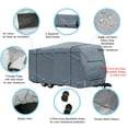 thumbnail image 2 of GEARFLAG Travel Trailer Cover Fits 15-17ft Reinforced Windproof Straps Anti-Uv Water-Resistance, 2 of 9