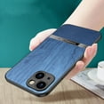 thumbnail image 5 of Allytech for Apple iPhone 14 Pro 6.1 inch (2022) Case,Durable PU Leather/Soft TPU Wooden Texture Back Shockproof Case Anti-slip [All-inclusive Lens Protection] Slim Fit Phone Cover,Darkgreen, 5 of 7