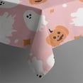 thumbnail image 4 of Halloween Ghosts and Pumpkins Rectangle Tablecloth 60"x120",Waterproof Polyester Rectangle Table Cloth, Wipeable Spillproof Polyester Tablecloth for Dining, Camping, Indoor and Outdoor, 4 of 6
