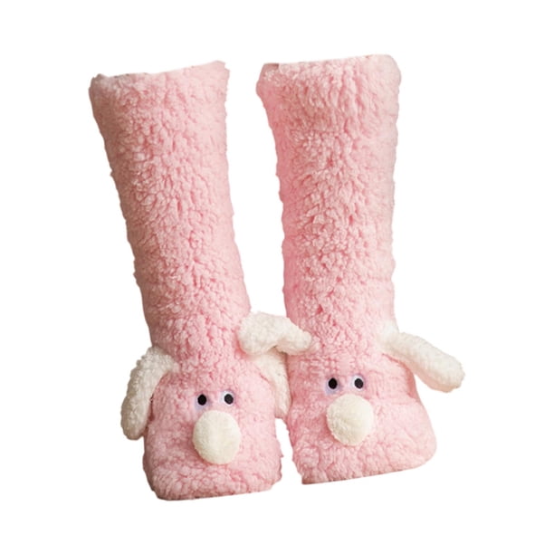 Calcetines para mujer, calcetines de suelo de madera para mujer, bonitos calcetines de invierno cálidos para dormir, calcetines suaves para cm x 11 cm