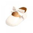 thumbnail image 5 of Magazine Baby Girl Bowknot Anti-Slip Casual Toddler Soft Soled Princess Walking Shoes, 5 of 5