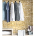 thumbnail image 5 of Black Pepper Paperie Yellow Traverse Peel & Stick Wallpaper, 5 of 6