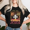 thumbnail image 2 of Are You Fall-O-Ween Jesus T-Shirt, Christian Halloween Pumpkin Boho Graphic Tee for Women, Faith and Fall Holiday Shirt, 2 of 3