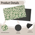 thumbnail image 4 of Vintage Groovy Flower Door Mat, 17 x 30 Inch Welcome Doormat Decorative Home Floor Mat, Non Slip Rubber Back and Strong Water Absorption for Outdoor Indoor Entrance Decor, 4 of 6