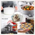 thumbnail image 5 of Bahomeck Pot Holder 4Pcs,Cute Ragdoll Cat Surrounded By White Daisies Square Heat Resistant Hot Pads For Kitchen Cooking Oven With Hanging Loop Potholder Easy To Store, 5 of 5