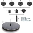 thumbnail image 2 of Solar Powered Fountain, Floating Solar Fountain Pump1.5WBird Bath Outdoor Solar Fountain Outdoor Fountain Free Standing Solar Panel Kit Water Fountain, 2 of 5