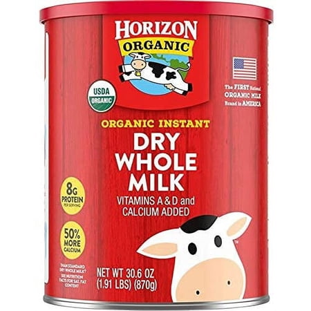 Organic Dry Whole Milk 30.6OZ (1.91lbs) (1.91 Pound (Pack of 1)) (1.91 Pound (Pack of 2))