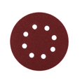 thumbnail image 2 of Herwey 10 Pcs Disques de Ponçage Ronds 125mm Rouges 8 Trous 60-1000 Papiers de Sable, 2 of 3