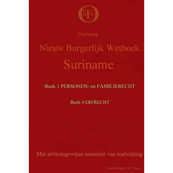 BW Suriname ontwerp boek 1 en 4 (paperback), (Paperback)