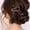 B, variant on Hairpin Metal Heart Shaped Hair Accessory for Updos and Bun Hairstyles, Modern Hair Clip, Elegant Hair Jewelry, Simple Hair Stick, Gift for Her