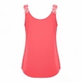 thumbnail image 6 of Aofany Tank Tops for Women Flowy V Neck Women Shirts Loose Fit Summer Sleeveless Tops, 6 of 6