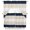 Navy blue Khaki, variant on Swag Valances for Windows, Haze Blue Grey Stripe Kitchen Valance Rod Pocket Window Treatment, Modern Art Horizontal Striped Bathroom Swag Curtain Panel for Living Room, 56 x 36 inch