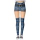 thumbnail image 1 of Gibobby Leggings estampados para mujer Leggings de yoga de Navidad para correr Fiesta personalizada Pantalones de Papá Noel Pilates Muñeco de nieve Pantalones para mujeres(Azul,XG), 1 of 5