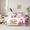 White Pink Green, variant on jejeloiu Chic Western Cowgirl 7-Piece Twin Bedding Sets,Pink Horseshoe Stars Bedding Comforter Set For Girls Kids Reversible