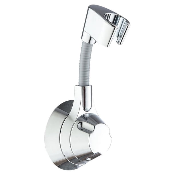 Ounissouiy Soporte Ventosa Soporte de montaje en pared ajustable Estante multifuncional de perforación simple Estable universal conveniente Accesorios de baño Galvanizar