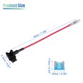 thumbnail image 3 of Unique Bargains 5 Set Universal Car Fuse Tap and Circuit Adapters 12V with 15A Low Profile Mini Blade Type Fuses, 3 of 8