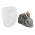 thumbnail image 1 of Easter Candle Shape Animal Plaster 3D Model Bunny Silicone Mold Cake Decoration, 1 of 5