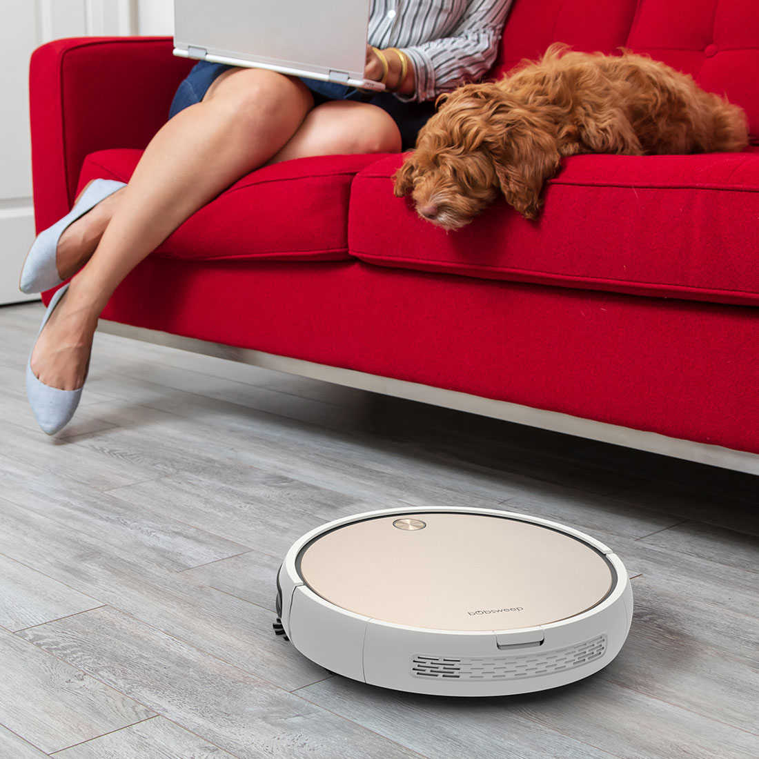 bObsweep Pro Robotic Vacuum Cleaner, Gold - image 5 of 6