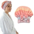 thumbnail image 2 of Loetky Microfiber Hair Towel Wrap for Women, Super Absorbent & Quick Dry Turbie Twist with Bow, for Bath, Shower, Gym, 2 of 5