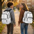 thumbnail image 3 of CHAQLIN Sleeping Elephant Cloud Bookbag, 17 Inch 600D Polyester Lightweight School Backpack for Girls, for School and Daily Travel, 3 of 10