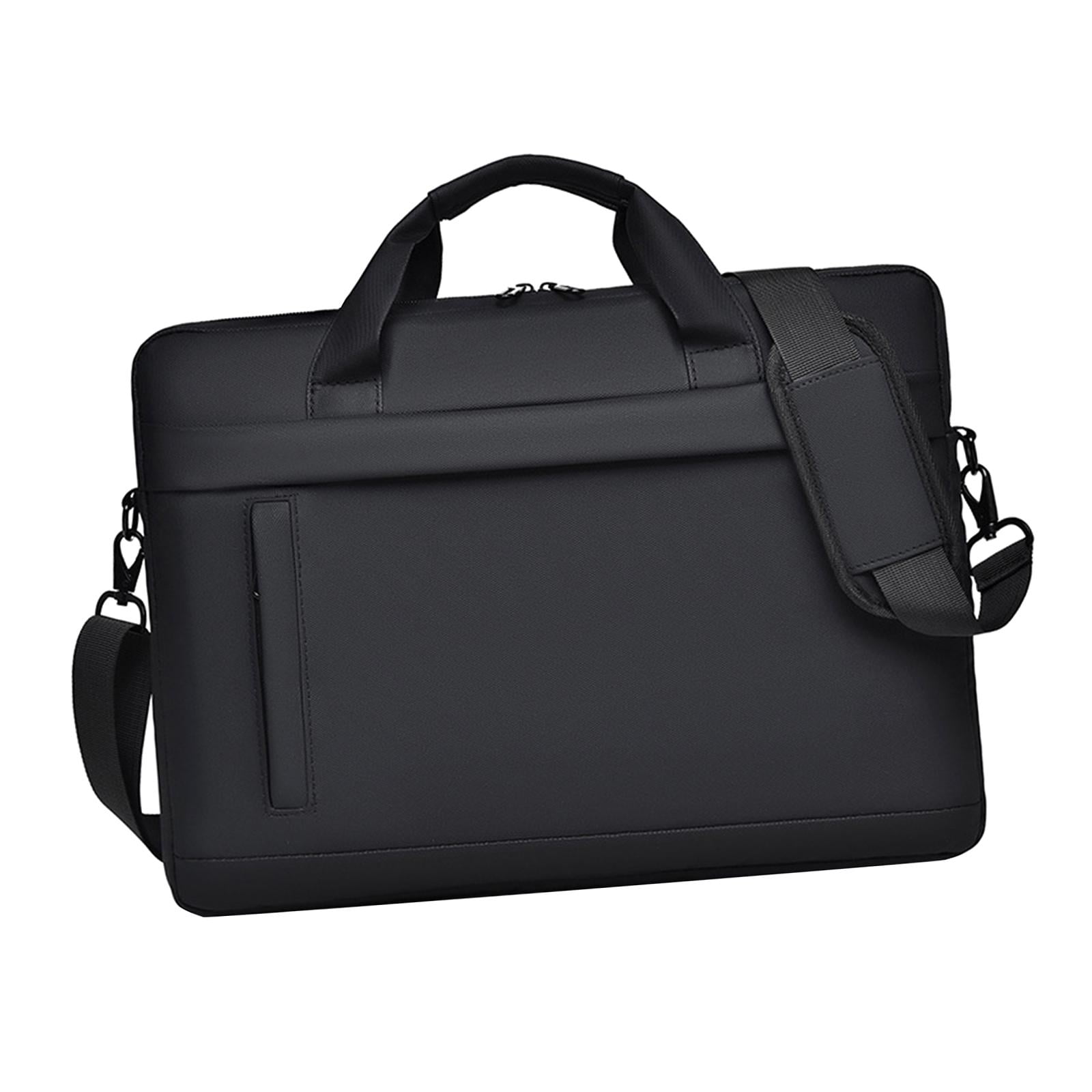 Laptop Briefcase Computer Shoulder Bag Water Resistant Oxford Cloth for Business Travel Office Work for Men Women
