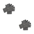 thumbnail image 4 of QualitChoice Phone Touch Screen Gloves Cycling Hiking Camping Hands Warm Keeping Accessory medium grey 2Set, 4 of 6