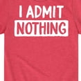 thumbnail image 3 of Instant Message - I Admit Nothing - Toddler And Youth Short Sleeve Graphic T-Shirt, 3 of 6