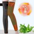 thumbnail image 2 of 1 Pair of Knee Protection for Warm, New Acupressure Self-Heating Knee Sleeve Elastic Long Warm Kneepad Brace Volleyball Running, 2 of 10
