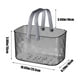 thumbnail image 3 of Cesta de Baño de Plástico Transparente con Diseño Rectangular - Organizador de Ducha, Gris MNFD, 3 of 6