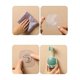 thumbnail image 4 of Punch-Free Bathroom 360 Degree Rotating Shower Head Holder Adjustable Suction Cup Mounting Bracket Shower Holder Blue Yellow-, 4 of 5