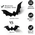 thumbnail image 6 of Halloween Bats Decorations, 3D Scary Bats for Wall Decor Multi-Size Bats Halloween Indoor Decor Home Window Decoration Set, 6 of 7
