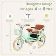 thumbnail image 3 of DEYGIA Kids Bike, 16 Inch Kids Tricycle Girls Bike 4-9 Years Old, Dual Handbrake Boys Bike with 2 Seats, 3 Storage Baskets, 3 of 10