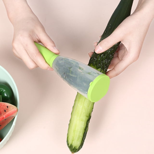 Solution de Rangement pour Rasoir Éplucheur en Acier Inoxydable avec Rangement Intégré pour la Préparation de Fruits et Légumes Frais