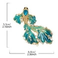 thumbnail image 3 of Secure Lapel Pin Accent Fish Brooch Adorned Rhinestones Accent for Confident Wearing Featuring Stylish Construction, 3 of 8