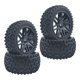 thumbnail image 1 of Juego de 4 neumáticos hexagonales de 12 mm para Wltoys 124018 124019 1/14, accesorio para vehículo de control Negro, 1 of 6