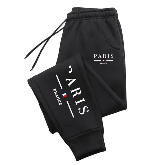 CONZONE Mens Baggy Sweatpants Casual Wide Leg Sweat Pants for Men Letter Graphic Y2K Elastic Waist Drawstring Soft Cozy Athletic Joggers With Pockets