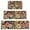 Pioneer Flower Floral-3, variant on Pioneer Flower Floral Print Pattern Kitchen Rugs Sets Of 3,Kitchen Runner Rugs Non Skid Washable,Decorative Kitchen Floor Mats for Kitchen,Sink,Laundry,17"x30" 17"x47" 17"x59"
