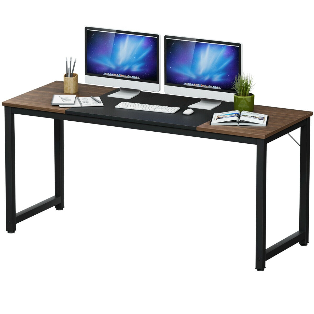 Coleshome Computer Desk for Home Office Sturdy Writing Desk 