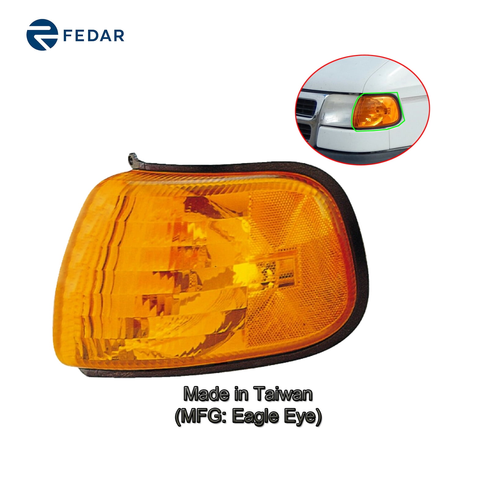 Parking Corner Signal Light Fit Dodge Ram Van 1998 1999 2000 2001 2002