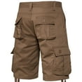 thumbnail image 6 of AXXD Mens Shorts Clearance Summer Men Shorts Zipper Pocket Work Shorts Mid-waist Fishing Pants Athletic Workouts Shorts Father's Day Gift, 6 of 6