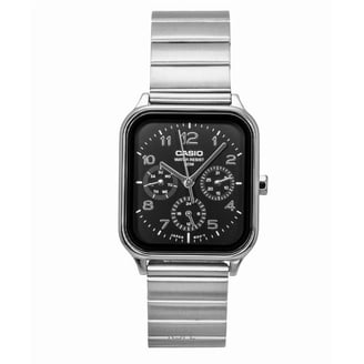 Casio Collection Orologio Uomo MTD-130D-1A3 - Quarzo, Bracciale Acciaio Grigio, Display Analogico Nero, Impermeabile 10 ATM