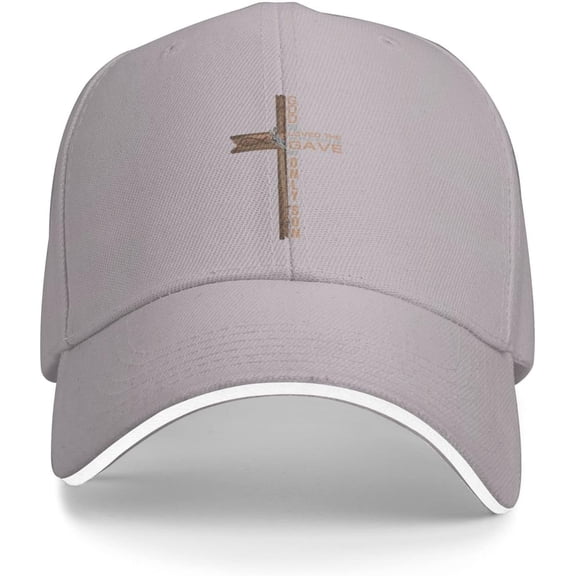 Religious Cross John 3:16 God Loved The World Jesu Gift Dad Hat Baseball Cap Adjustable Trucker Baseball Hats Headwear Gray