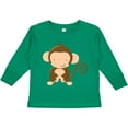 thumbnail image 3 of Inktastic Happy Monkey Boys or Girls Long Sleeve Toddler T-Shirt, 3 of 5