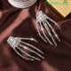 thumbnail image 2 of ATWINKLE Mujeres Clip De Pelo Horror Harajuku Halloween Accesorios Esqueleto Garras Cráneo Mano Sangre Ojo Goma Banda, 2 of 4