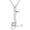 L, variant on Christmas Gold Chain Necklace Women Fashion Women Gift 25 English Letter Name Chain Pendant Necklaces Jewelry(L,One Size)