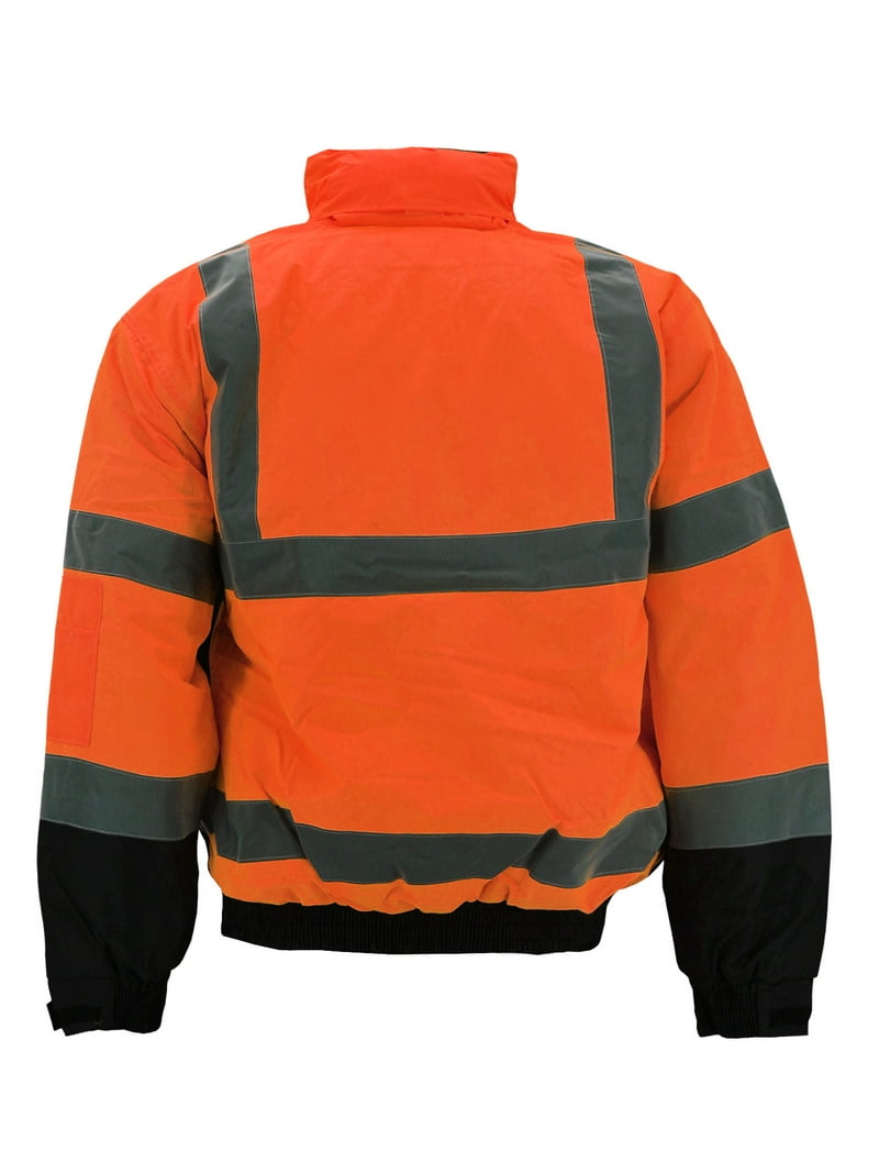 Tuff-Gard Men's XL Class 3 Neon Orange Hi Vis Safety Workwear